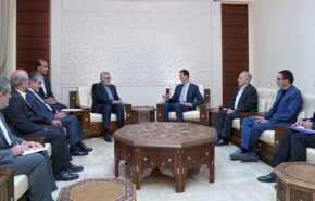 دیدار بروجردی با بشار اسد در دمشق