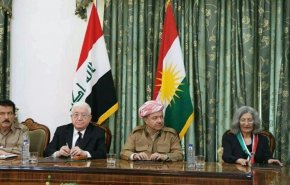 نشست دو حزب اصلی شمال عراق با حضور معصوم و بارزانی