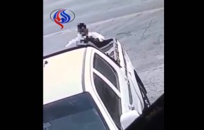 فيديو للص حاول سرقة سيارة فتفاجأ بصاحبها... فكيف كان رد فعله؟