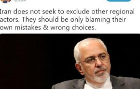ظريف: إيران لا تسعى إلى إزاحة باقي اللاعبين الإقليميين
