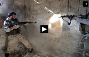 درگیری های شدید میان داعش و گروههای مسلح در سوریه + فیلم