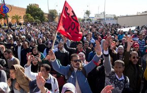 تظاهرات في العاصمة المغربية في الذكرى الاولى لمقتل ضحية حادثة الحسيمة 