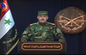 بالفيديو.. بيان الجيش السوري حول تحرير مدينة ديرالزور 