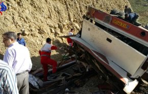 علت واژگونی اتوبوس سوادکوه مشخص شد