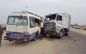 اصابة 15 من الزوار الايرانيين بحادث سير في ميسان جنوبي العراق