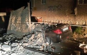 شاهد بالفيديو، الاثار التخريبية التي خلفها زلزال ايران