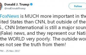 رسانه دروغ پرداز از نظر دونالد ترامپ