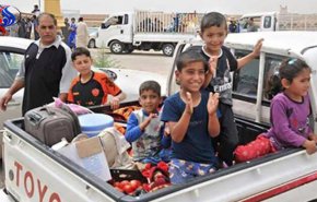 عودة 390 عائلة عراقية الى عنة و487 عائلة الى القائم بالانبار

