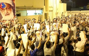 بالفيديو، تظاهرات في انحاء البحرين دفاعا عن حياة اية الله قاسم