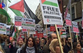 اعتصام أمام سفارة فلسطين في موسكو رفضا لقرار ترامب