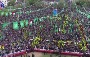 حماس تؤكد على مشروع المقاومة والتحرير+ فيديو
