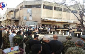 سوريا : الفوعة وكفريا المحاصرتان تتضامنان مع القدس+صور