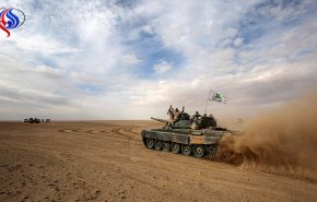 القوات العراقية تدك معاقل داعش خلال عمليات تطهير حوض المطيبيجة