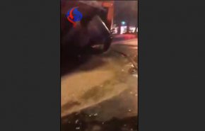 بالفيديو سعودي يتعرض لحادث مريع ولكن مايحدث له بعد ذلك مفاجئا
