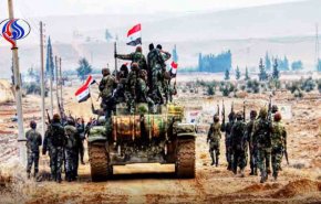 حشود عسكرية للجيش السوري في 
