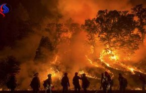 ثاني أكبر حريق في تاريخ كاليفورنيا ما زال خارج السيطرة