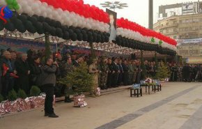 شاهد بالفيديو.. حلب تحتفل بالذكری الاولی لتحريرها 