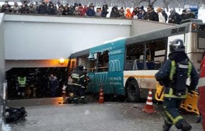 برخورد اتوبوس با عابران در مسکو 5 کشته بر جا گذاشت