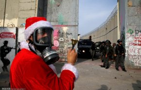 جشن کریسمس در فلسطین‎
