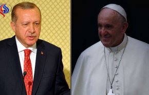 أردوغان يناقش مع البابا فرانسيس مسألة القدس