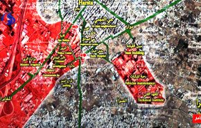 بالخريطة؛ الجيش السوري يبدأ هجوما معاكسا لفك حصار ادارة المركبات بحرستا
