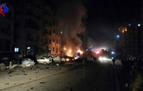 شاهد مقتل اكثر من 20 مسلحا بإنفجار ضخم يهز ادلب!
