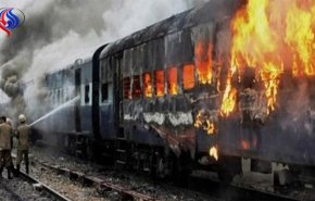  حريق ضخم في محطة قطارات نوتنغهام ببريطانيا