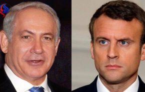 نتانياهو يطالب ماكرون بتعديل الاتفاق النووي الايراني