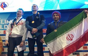 ايراني يحرز البرونزية بكأس العالم لتسلق الجليد في سويسرا