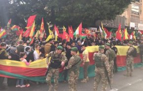 الأكراد يتظاهرون في بيروت تنديدا بعملية 