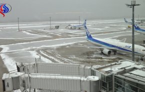لغو 250 پرواز در ژاپن به دلیل بارش برف و یخبندان