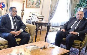 وزير الخارجية المصرية يلتقي نظيره السوداني 