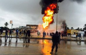 اندلاع حريق بمحطة وقود في العاصمة الليبية طرابلس