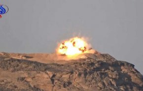 القوة المدفعية تقصف تجمعات مرتزقة الجيش السعودي في نجران