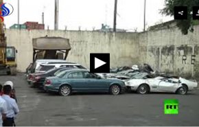 اسقاط خودروهای لوکس در فیلیپین + فیلم