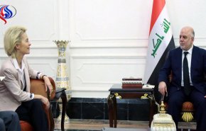 رئيس الوزراء العراقي يستقبل وزيرة الدفاع الالمانية والوفد المرافق لها