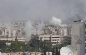 حمله خمپاره‎ای تروریست‎ها به شهر دمشق