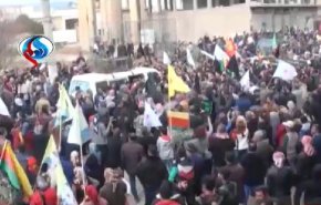 فيديو : تظاهرات لاهالي عفرين ضد العملية العسكرية التركية
