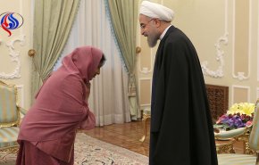 رییس جمهوری ایران وزیر خارجه هند را به حضور پذیرفت
