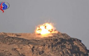 قصف صاروخي على تجمعات مرتزقة العدوان السعودي بالجوف