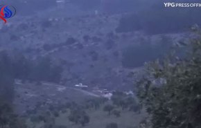 بالفيديو...لحظة تدمير الأكراد آلية عسكرية تركية في عفرين 