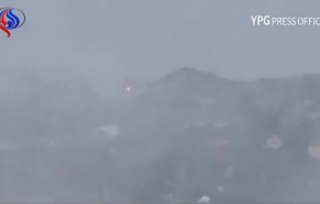 شاهد بالفيديو: استهداف مصفحة تركية بصاروخ موجه غرب عفرين
