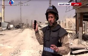 بالفيديو .. قناة العالم على الخطوط الاولى في جبهة الغوطة 