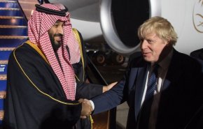 ولي العهد السعودي يصل لندن 