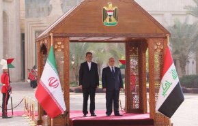 مراسم استقبال رسمی از معاون اول رییس جمهور ایران توسط نخست وزیر عراق