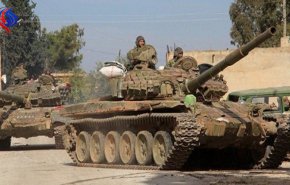 الجيش السوري والحلفاء يدخلون ادارة المركبات بحرستا