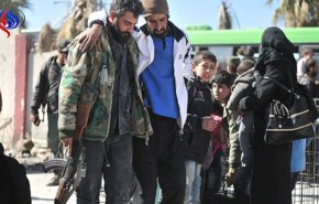 بالفيديو والصور ... خروج ١٥٠ مدنيا من حرستا في الغوطة الشرقية