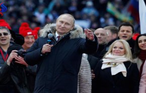 بوتين يدلي بصوته في الإنتخابات الرئاسية الروسية +فيديو