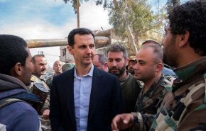 من وكيف صور الأسد في سيارته بطريقه للغوطة الشرقية؟