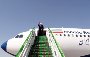 روحانی ترکمنستان را به مقصد باکو ترک کرد